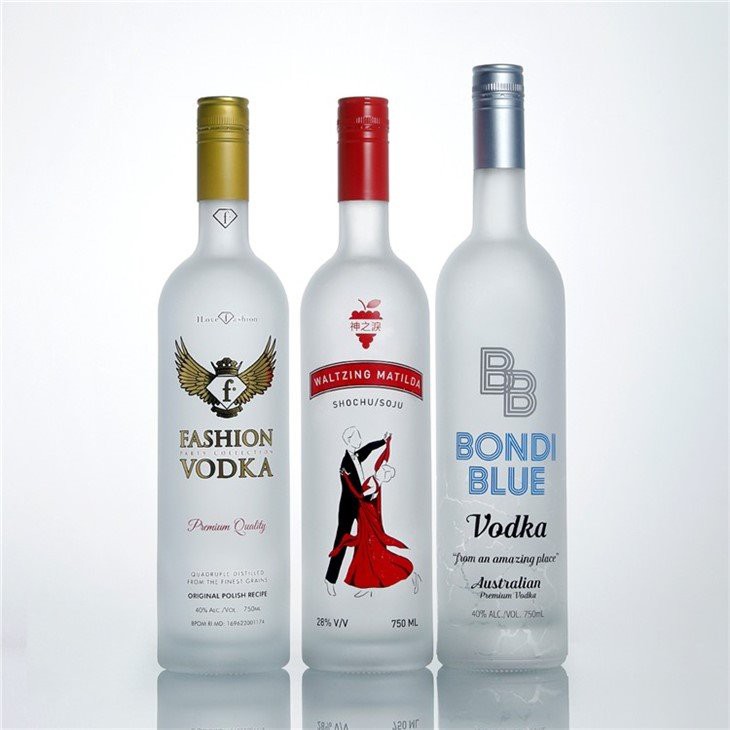 Matowa Szklana Butelka Tequili