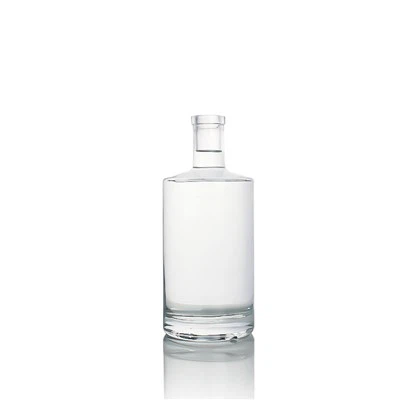 750 ml 75 cl Bezbarwna szklana butelka na alkohol Butelka na rum Gin, górna część baru