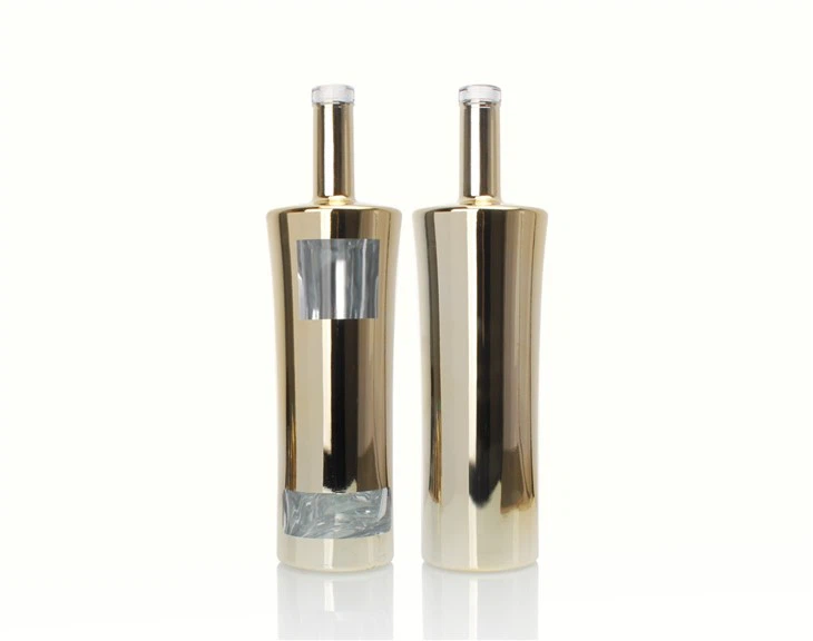 Glectroplate Color Glass Bottle